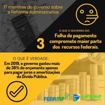 3. Mentira do governo sobre a Reforma Administrativa