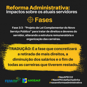 Reforma Administrativa: Impactos sobre os atuais servidores – Fase 3/3