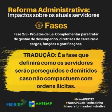 Reforma Administrativa: Impactos sobre os atuais servidores – Fase 2/3